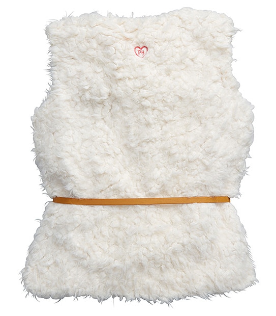 Girls' Piping Hot Faux Fur Vest