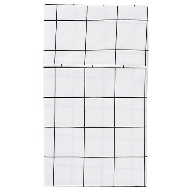 monochrome cot sheet