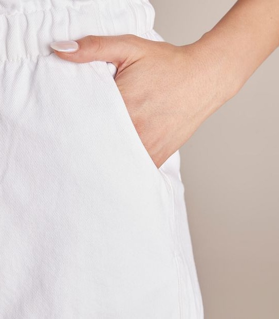 Lily Loves High Rise Paperbag Denim Shorts 5 of 6