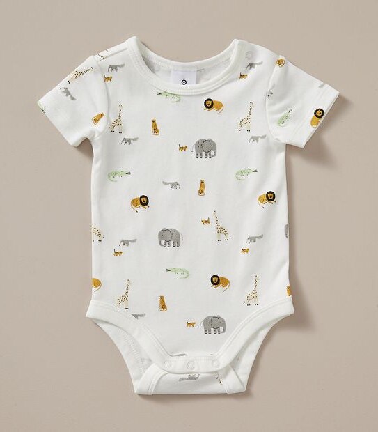 Baby Organic Cotton Print Bodysuit