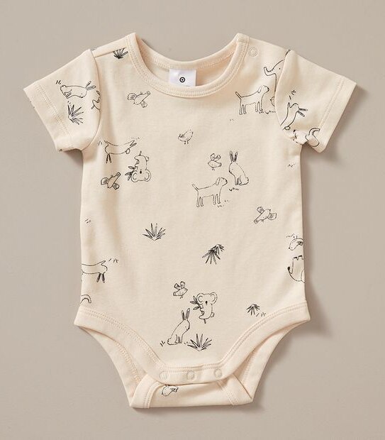 Baby Organic Cotton Print Bodysuit