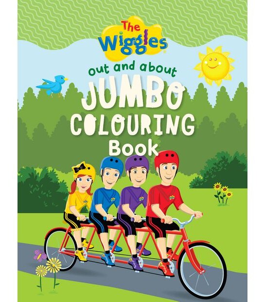 Wiggles: Out And About Jumbo Colouring Book