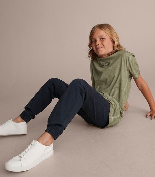 Pull On Cuffed Chino Pants