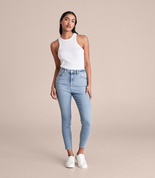 Kayla Skinny Super High Rise Ankle Length Jeans