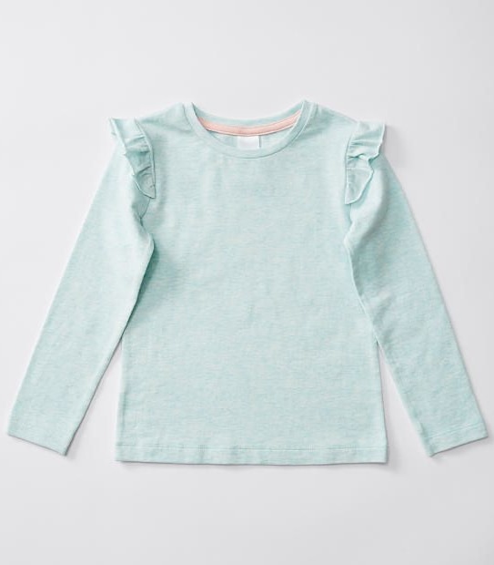 2 Pack Long Sleeve Plain & Print T-Shirt