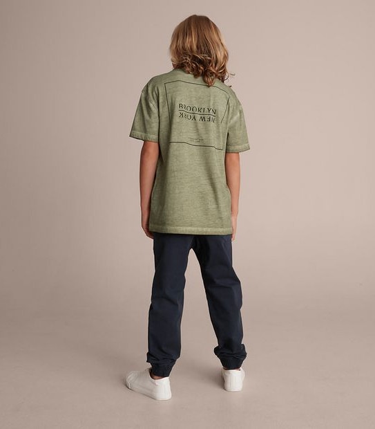 Pull On Cuffed Chino Pants