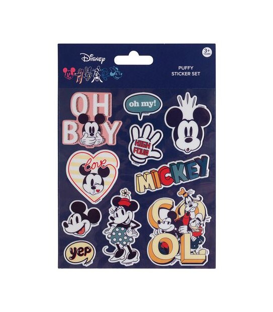 Retro Mickey Multi Pack Puffy Sticker - Oh Boy