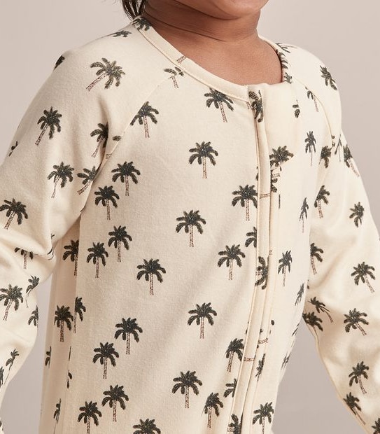 Baby Organic Cotton Print Coverall 2 of 5