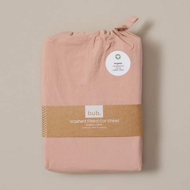 standard cot sheet size