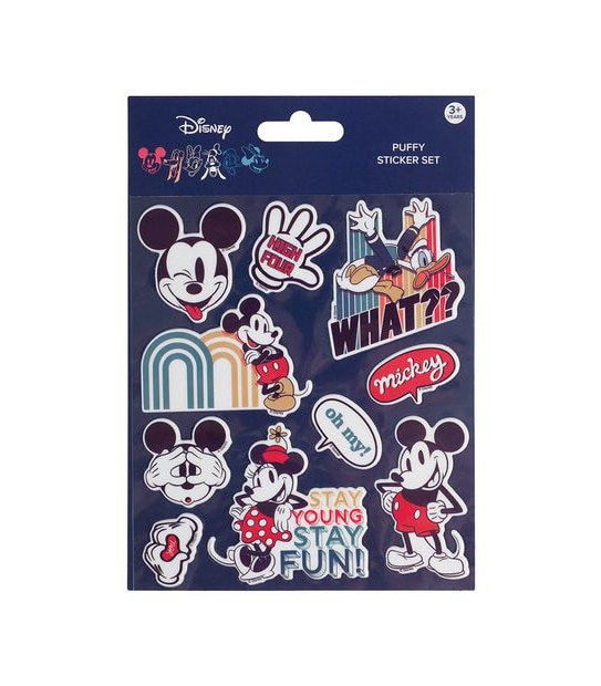 Retro Mickey Multi Pack Puffy Sticker - Stay Young