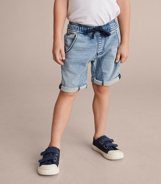 Wonder Denim Pull On Shorts