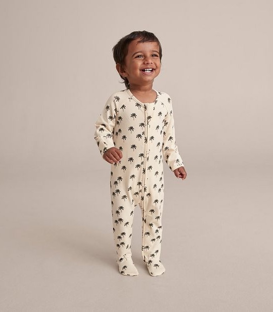 Baby Organic Cotton Print Coverall 4 of 5