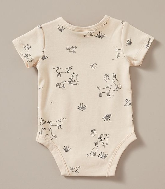 Baby Organic Cotton Print Bodysuit