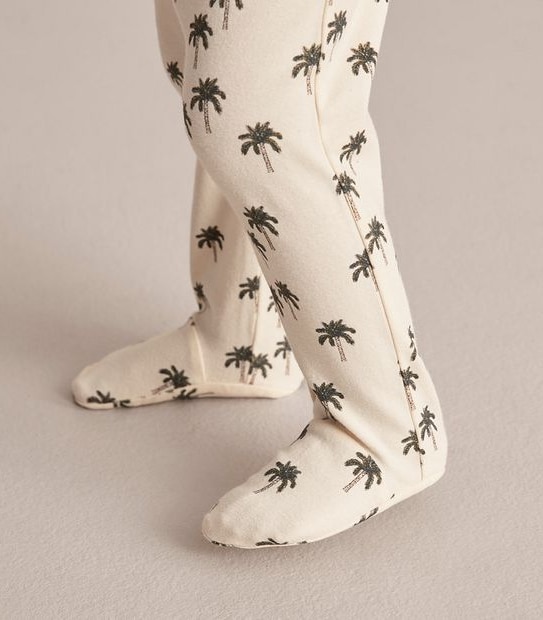 Baby Organic Cotton Print Coverall 5 of 5