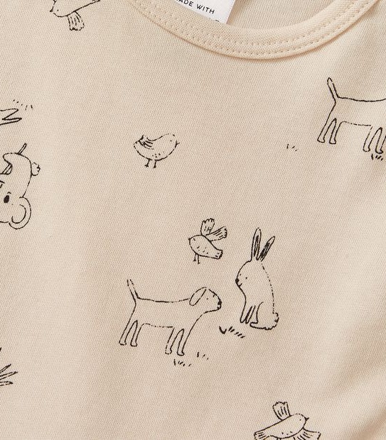 Baby Organic Cotton Print Bodysuit