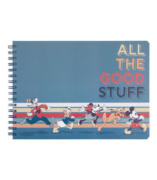 Retro Mickey A4 Landscape Visual Art Diary