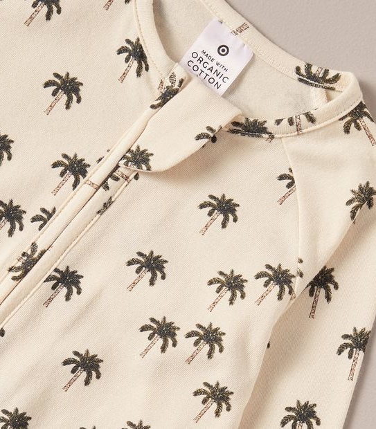 Baby Organic Cotton Print Coverall 3 of 5