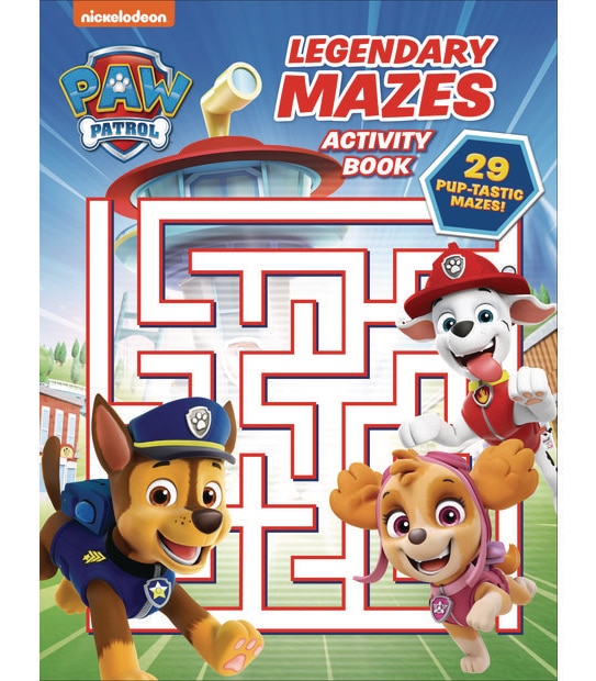 Paw Patrol - Activity Book - Legendary Mazes  