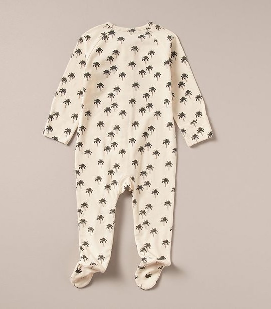 Baby Organic Cotton Print Coverall