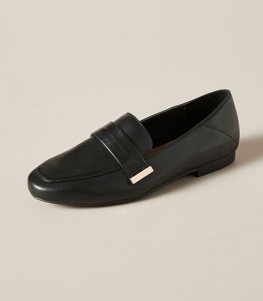 Womens Quinn Saddle Leather Loafers
