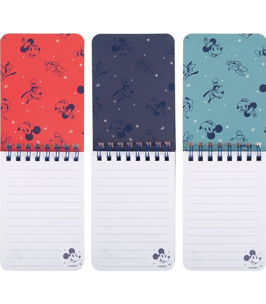 Retro Mickey A7 3 Pack Notebooks