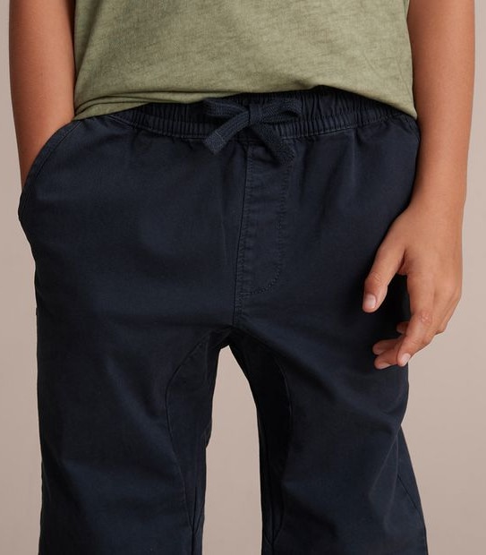 Pull On Cuffed Chino Pants