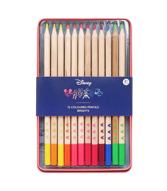 Retro Mickey 12 Pack Bright Pencils