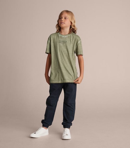 Pull On Cuffed Chino Pants