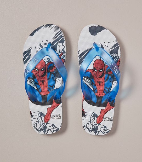 Kids Junior Spider-Man Recycled Thongs