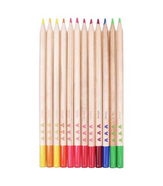Retro Mickey 12 Pack Bright Pencils