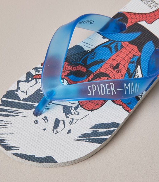 Kids Junior Spider-Man Recycled Thongs
