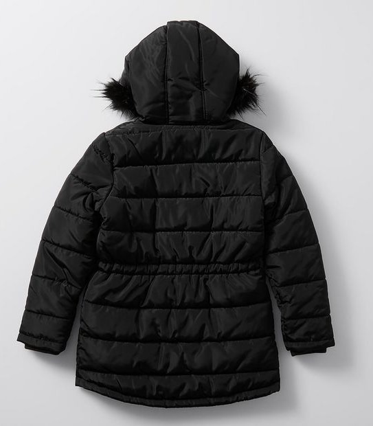 Fur Trim Puffer Jacket