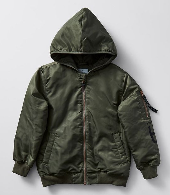 Hooded Bomber Jacket