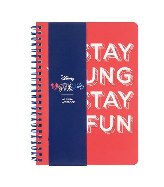 Retro Mickey A5 Spiral Notebook