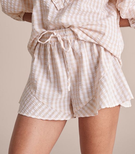 Lily Loves Frill Edge Gingham Shorts