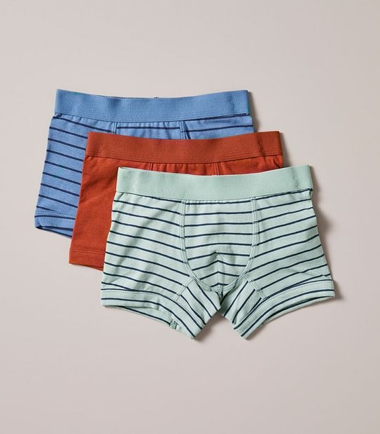 3 Pack Organic Cotton Trunks
