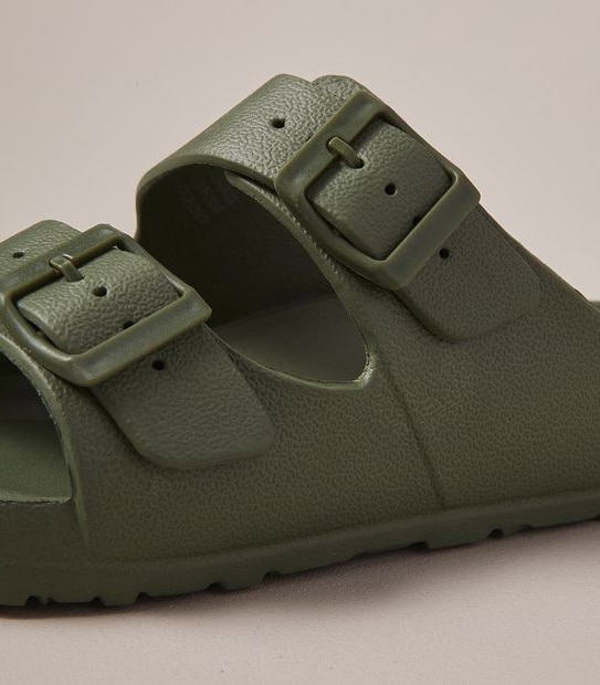 B SNR KHAKI EVA MOULDED SANDAL  SIZE 13-6