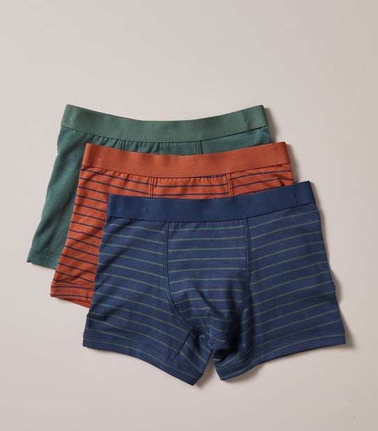 3 Pack Organic Cotton Trunks