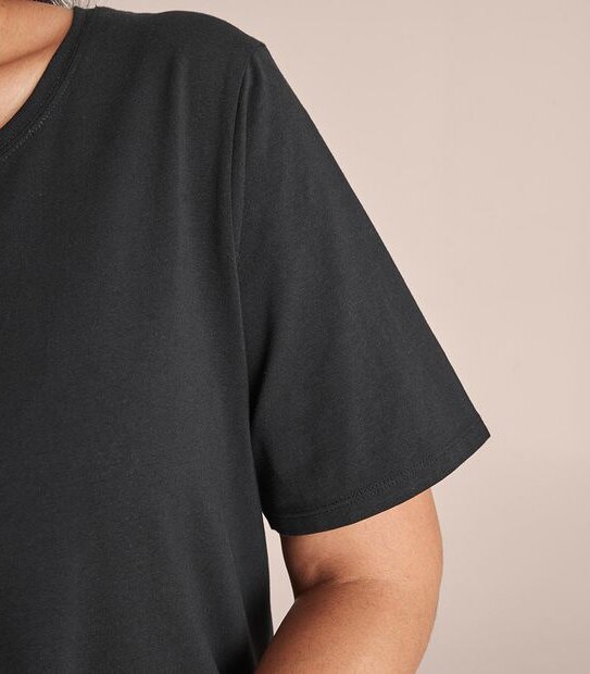 Curve Organic Cotton Crew T-Shirt