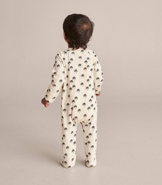 Baby Organic Cotton Print Coverall