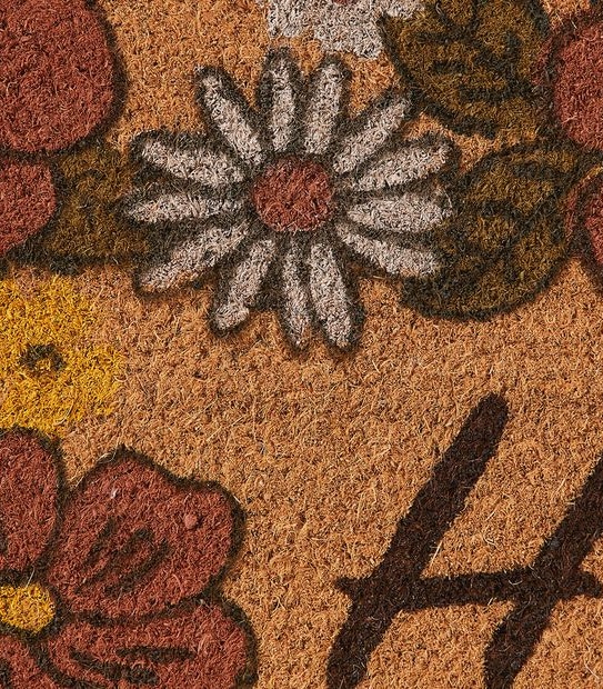 Salina Flora Coir Doormat