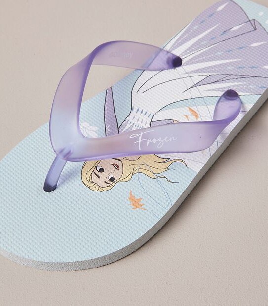 Kids Junior Disney Frozen Recycled Thongs 3 of 3