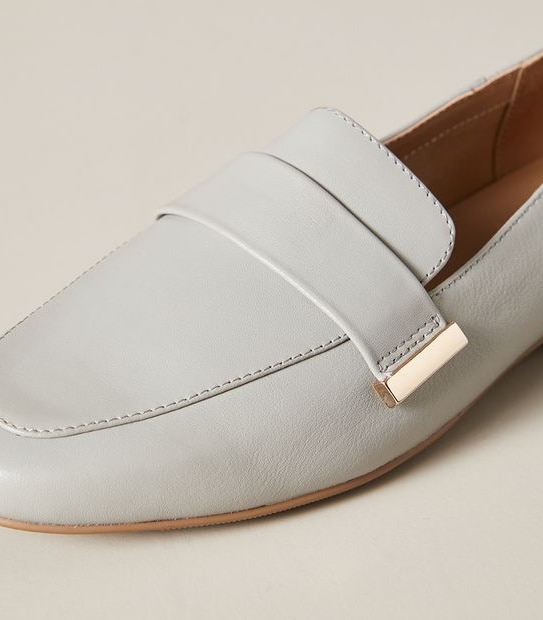 Womens Quinn Saddle Leather Loafers