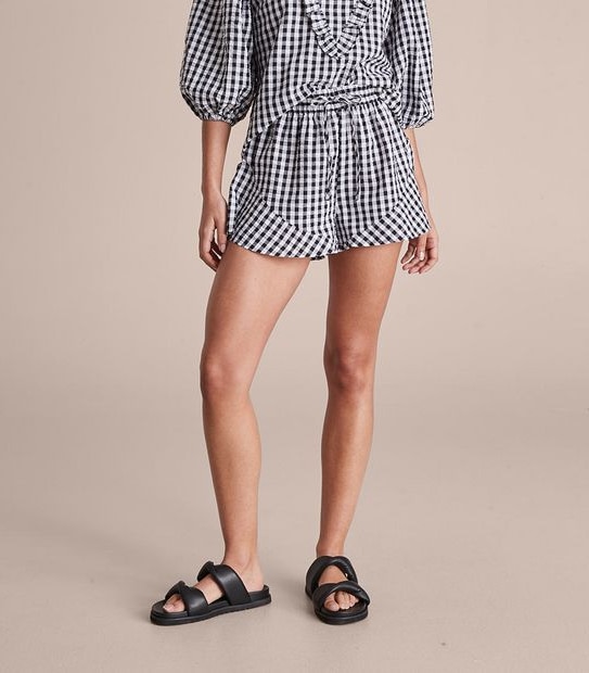Lily Loves Frill Edge Gingham Shorts