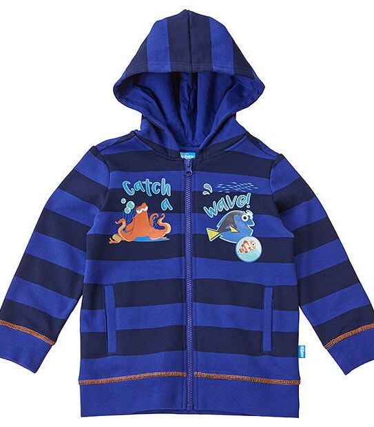Finding Dory Stripe Zip Through Catch A Wave Hoodie
