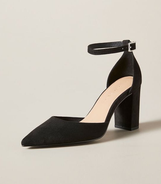 Womens Dom Ankle Strap Heels