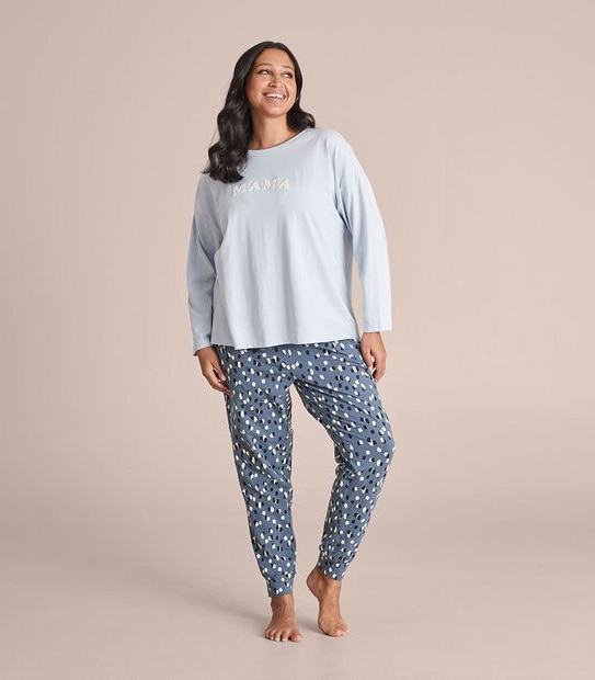 Extended Sizing Slogan Sleep T-Shirt