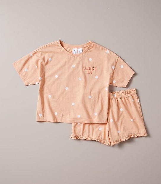Organic Cotton Polka Dot Pyjama Set