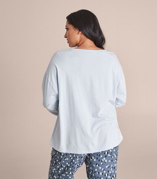 Extended Sizing Slogan Sleep T-Shirt