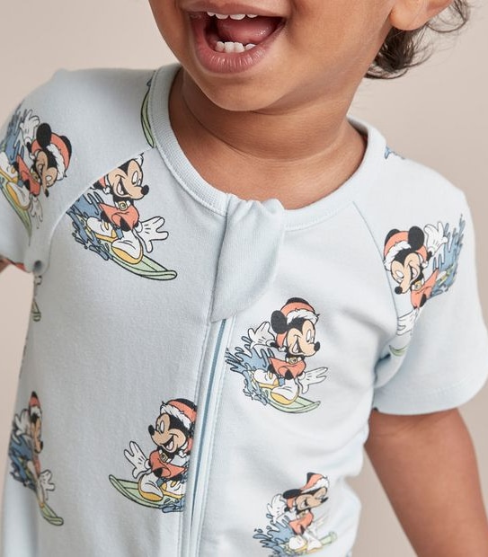 Baby Disney Christmas Mickey Mouse Romper